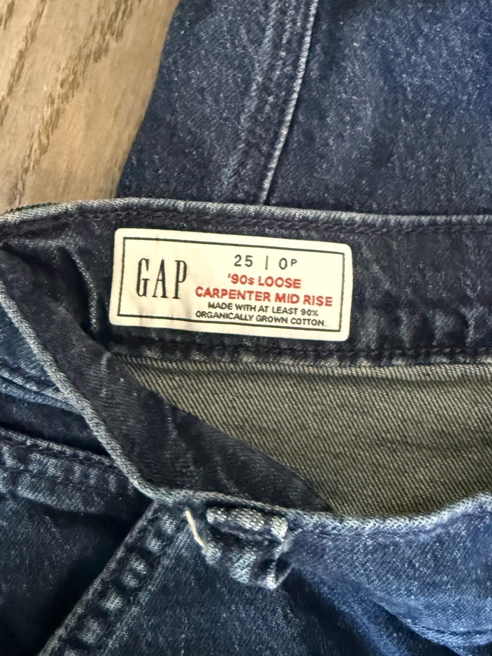 GAP Dark Blue Relaxed Carpenter Jeans